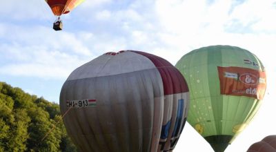 Travelling with hot air balloon