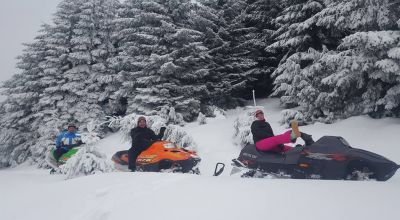 Ture cu snowmobilul