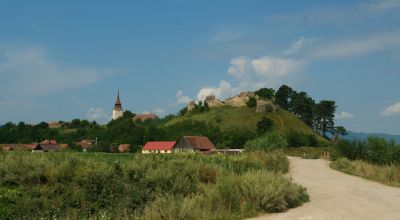 Barcaföldvári vár romjai Feldioara (Barcaföldvár)