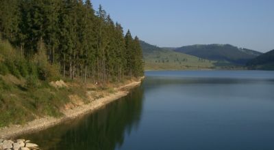 Dam lake  Frumoasa Frumoasa