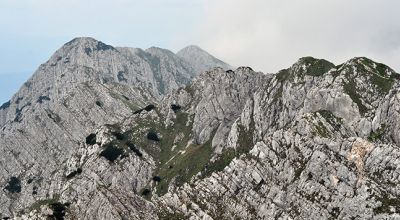 Kilátó pont Țimbalul Mic Csúcs Zărneşti (Zernyest)