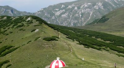 Aussichtspunkt Bătrâna Gipfel Moroieni