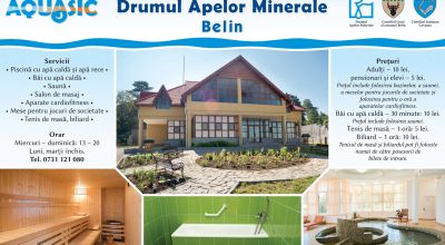 Centru balnear - Drumul apelor minerale Belin