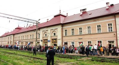 Bahnhof Gyimesbükk Ghimes Faget