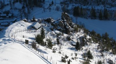 Ruins of the Bagolyvár Castle(Owle s Castle) Lunca de Sus