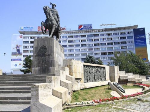 Die Mihai Viteazul Statue Cluj-Napoca (Klausenburg)