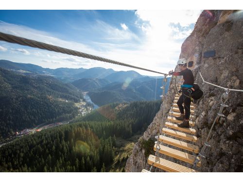 Via Ferrata - Wild Ferenc Emlékút Lacu Roşu (Gyilkostó)