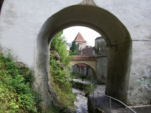 The Canal And Graft Bastion Brasov