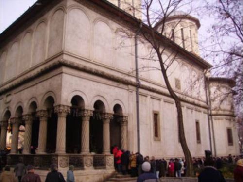 Die Kirche Sfantu Gheorghe Nou Bukarest